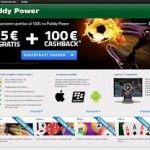 Casino Bonus 100€, il migliore è quello di Paddy Power