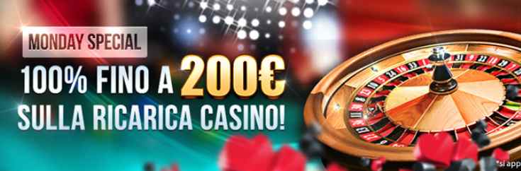 Bonus Monday Special 200€ su NetBet Casino