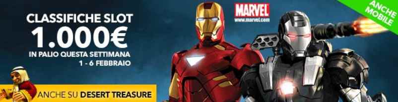 Gioca alle classifiche slot di Febbraio su Winga Casino