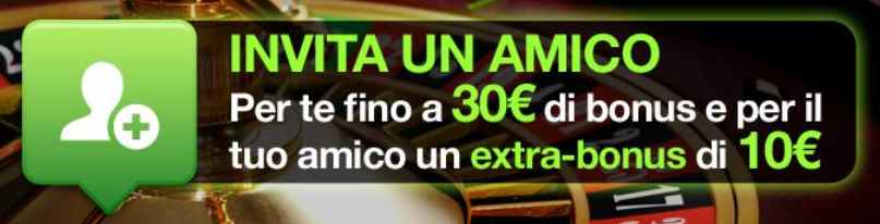 Invita un amico su Winga Casino e ricevi ricchi bonus!