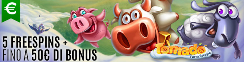 Winga Casino regala 5 giri gratis e bonus